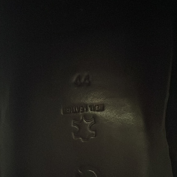 Ecco - men brown leather shoes - size 44 is a men 10-101/2 - like new - - Picture 12 of 16